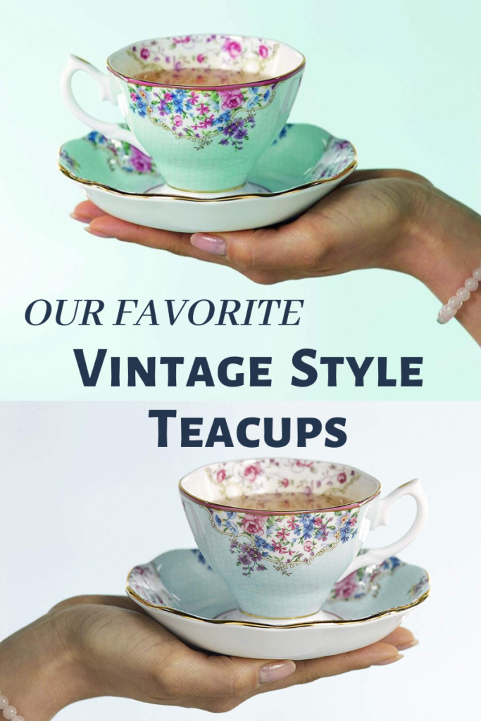 vintage style teacups