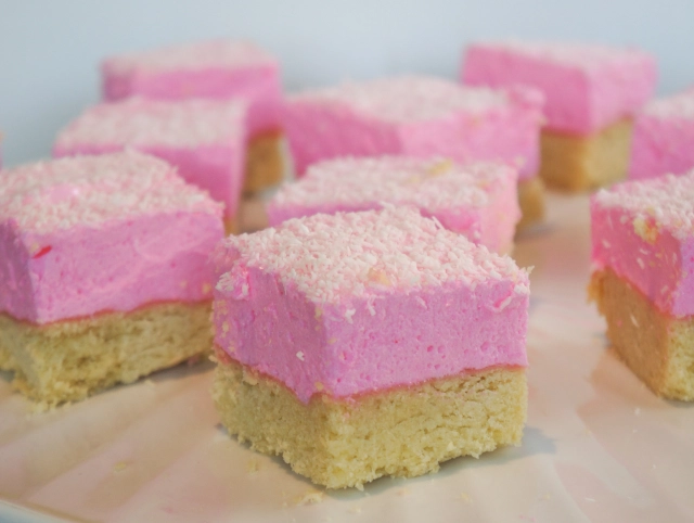 Pink Marshmallow Slice