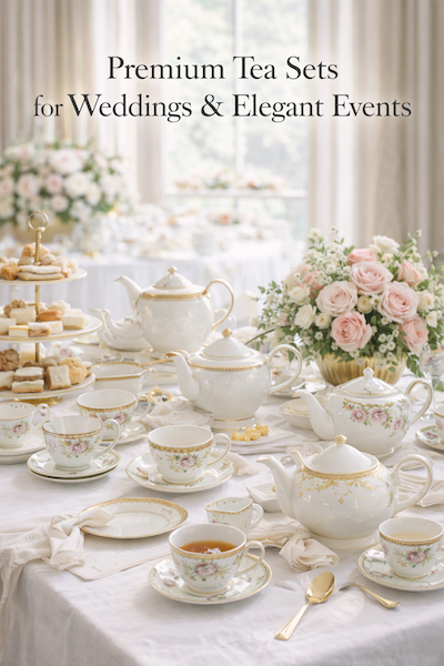 Premium Tea Sets for Weddings & Elegant Events